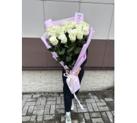Букет   |  25 Белых роз