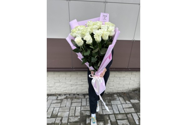 Букет   |  25 Белых роз