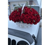 Букет   |  Корзина из 101 розы