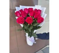Букет   |  Высокие розовые розы